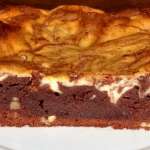 Brownie aux noix et cheesecake 0