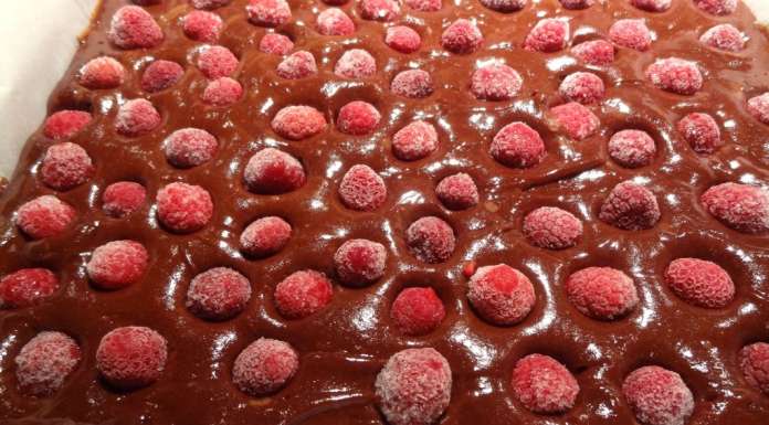 Brownies chocolat et framboises 6