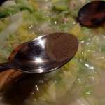 Cabbage and tuna soup 13