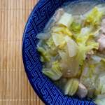 Cabbage and tuna soup