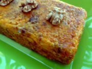 Terrine à la citrouille, thon et noix