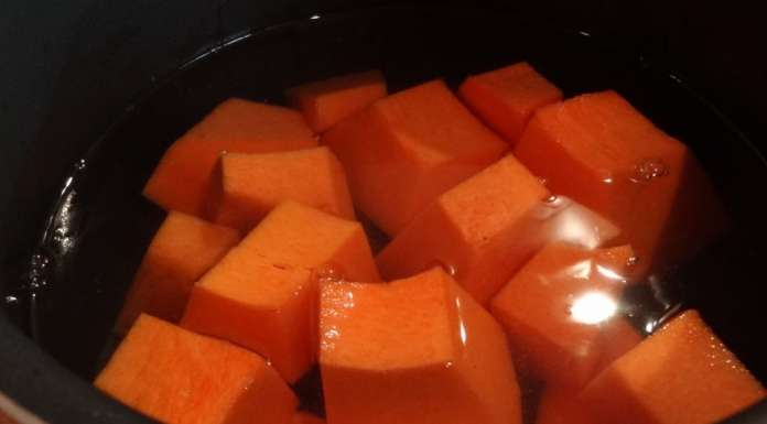 Flan à la citrouille, thon et noix 2