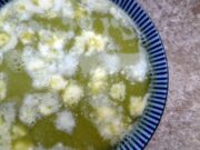 Velouté de pois au sirop d’érable
