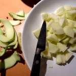 Cocktail crevettes, pomme, avocat 3
