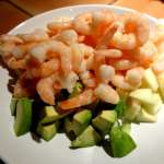 Cocktail crevettes, pomme, avocat 5