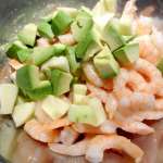 Cocktail crevettes, pomme, avocat 8