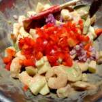 Cocktail crevettes, pomme, avocat 9