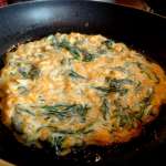 Crêpes de citrouille aux épinards 11
