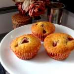 Muffins à la framboise et au citron