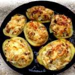 Pommes de terres farcies aux champignons 0