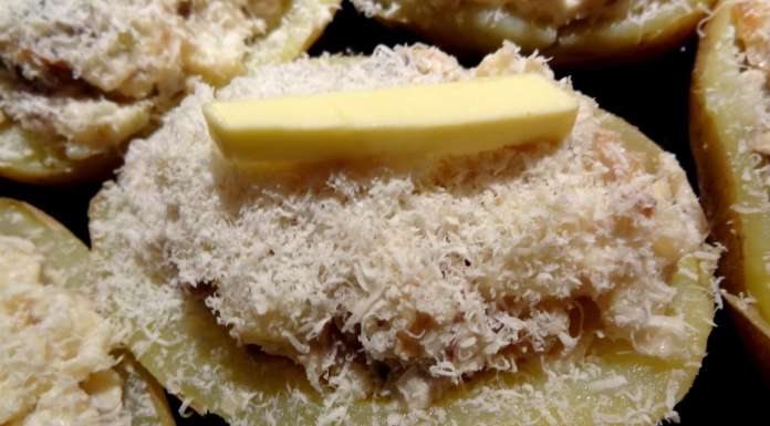 Pommes de terres farcies aux champignons 11