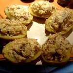 Pommes de terres farcies aux champignons 9