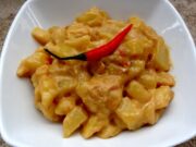 Pommes de terre au fromage – Kewa datshi (Bhoutan)