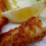 Coconut crusted fish