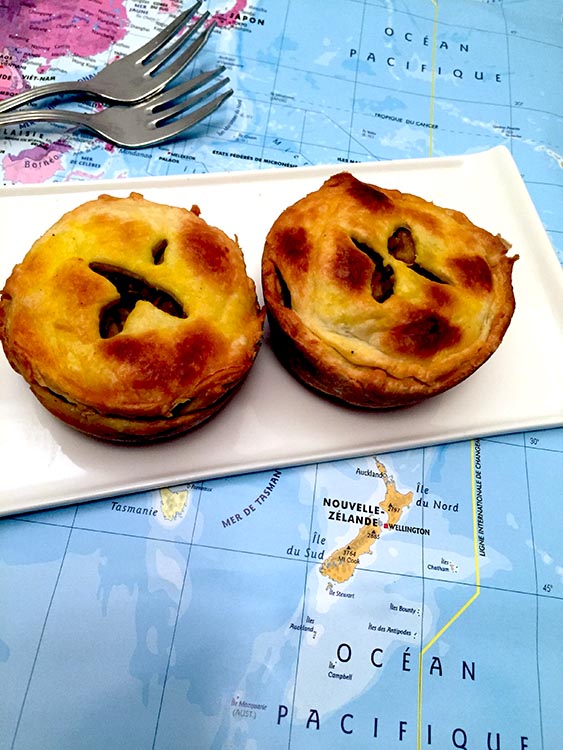 recettes néo-zélandaises pâtés en croûte