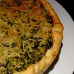 Quiche aux épinards et thon aux épices