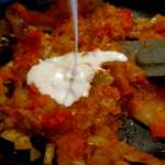 Vambatu ha issan (Sri Lanka) – Curry de crevettes aux aubergines 11