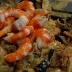 Vambatu ha issan (Sri Lanka) – Curry de crevettes aux aubergines 13