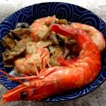 Vambatu ha issan (Sri Lanka) – Curry de crevettes aux aubergines