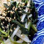 Wok de liserons d&rsquo;eau et soja