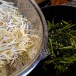 Wok de liserons d&rsquo;eau et soja 8