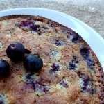 Fondant aux amandes et aux myrtilles