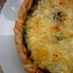 Quiche épinards champignons à la ricotta