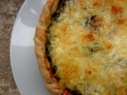 Quiche épinards champignons à la ricotta