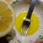 Salade de pois gourmands, chataigne et feta 6