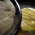 Gâteau au marcarpone pêches et amandes 6