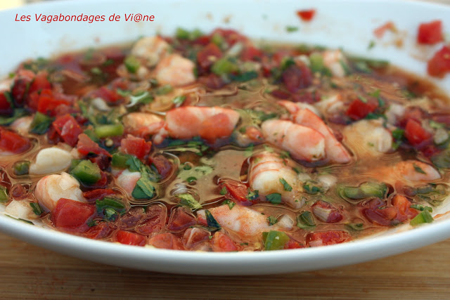 ceviche de camarones