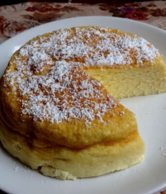 Cheesecake japonais (3 ingrédients)