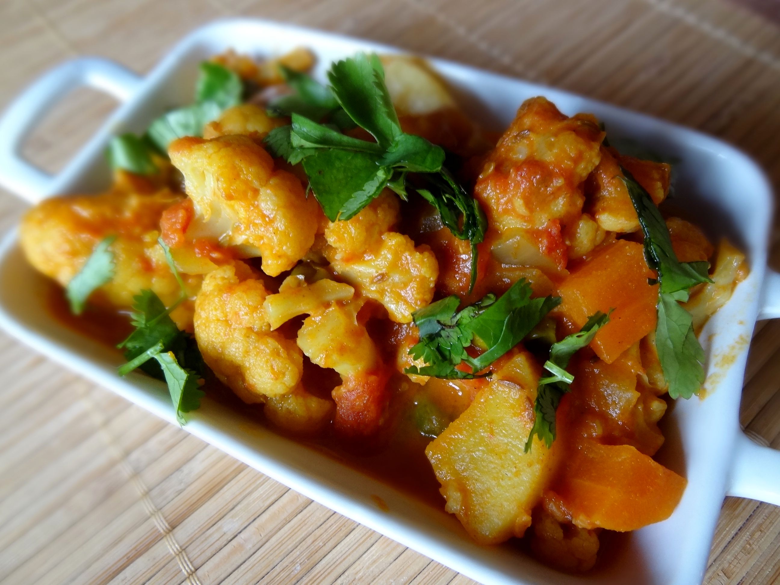 Curry De Chou Fleur Misayeko Tarkari Nepal