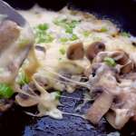 poelee-de-champignons-au-fromage