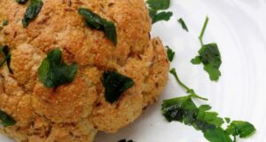 Chou fleur rôti au yaourt – Orkaitėje keptas žiedinis kopūstas (Lituanie)