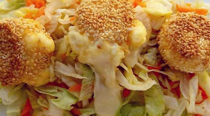 croustillants de fromage au sésame