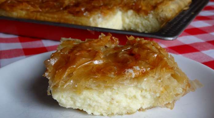 Gâteau de semoule à la pâte filo