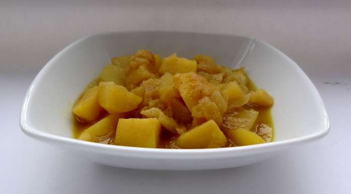 pommes de terre et oignon au curry