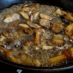 Gratin de patate douce et pommes de terre aux champignons des bois 8