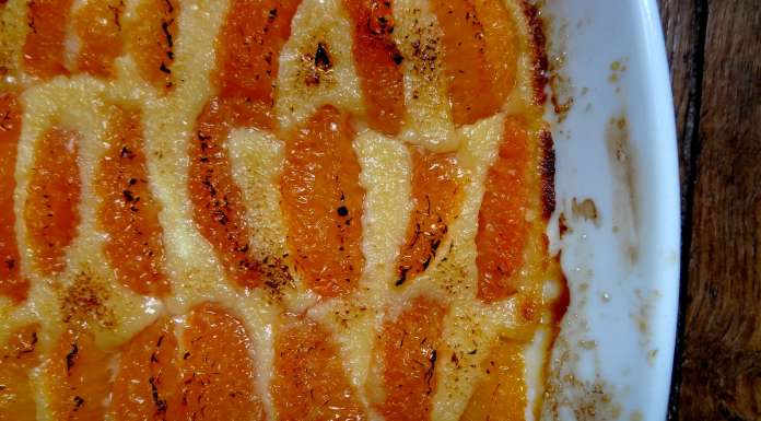 Gratin léger de pamplemousse au yaourt