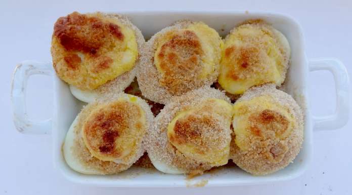 oeufs farcis gratinés