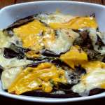 Aubergines au bleu 0
