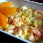 Crevettes à l&rsquo;orange et poivre vert