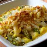 Gratin d&rsquo;asperges aux oeufs