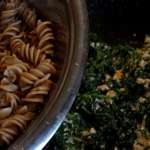 Pâtes aux noix, épinards et parmesan 10