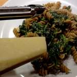 Pâtes aux noix, épinards et parmesan 13