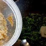 Pâtes aux noix, épinards et parmesan 7a