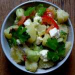 Salade de pommes de terre et concombre
