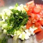 Salade de pommes de terre et concombre 5