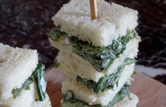 Brochettes de sandwichs au cresson (Angleterre)